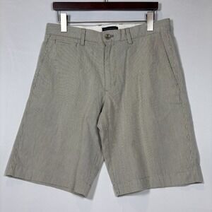 Banana‎ Republic Flat Front Mens Pinstriped 32  #1015